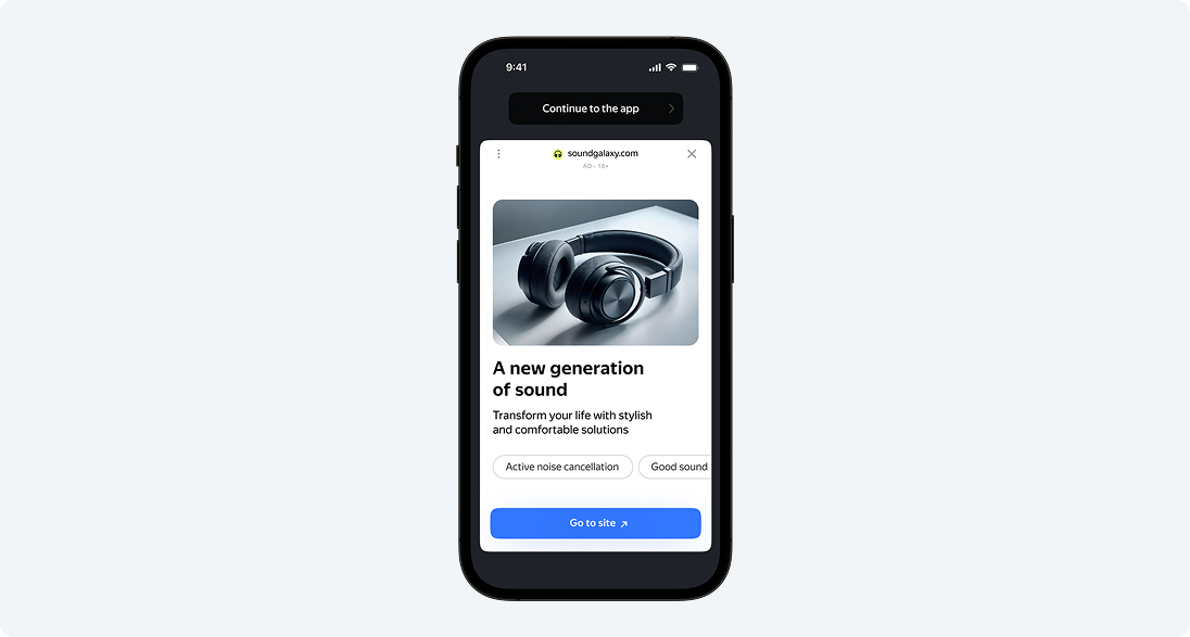 App open ad example