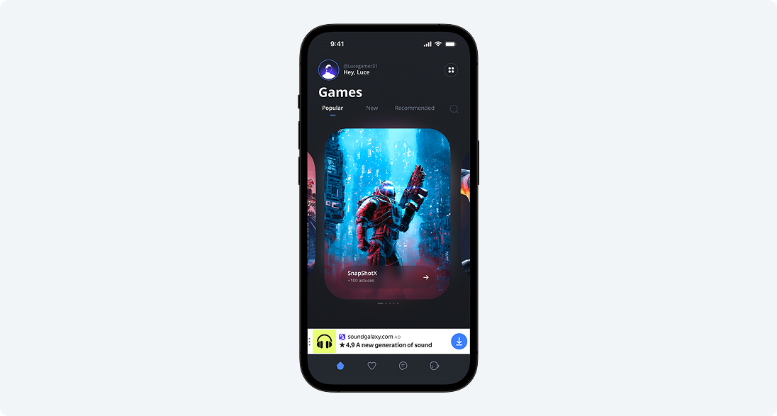 Banner ad example
