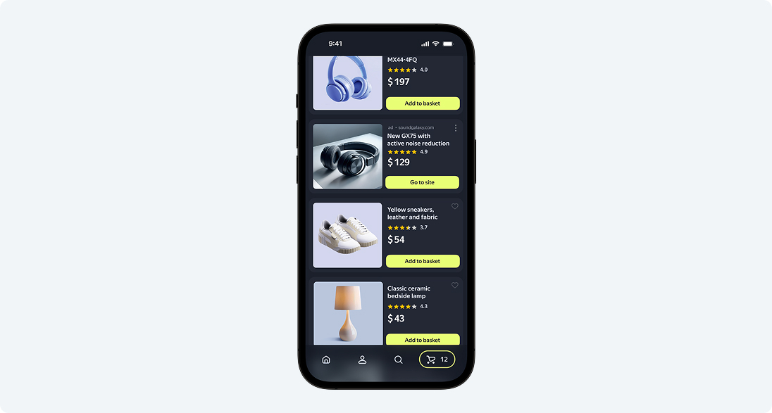 Native ad example